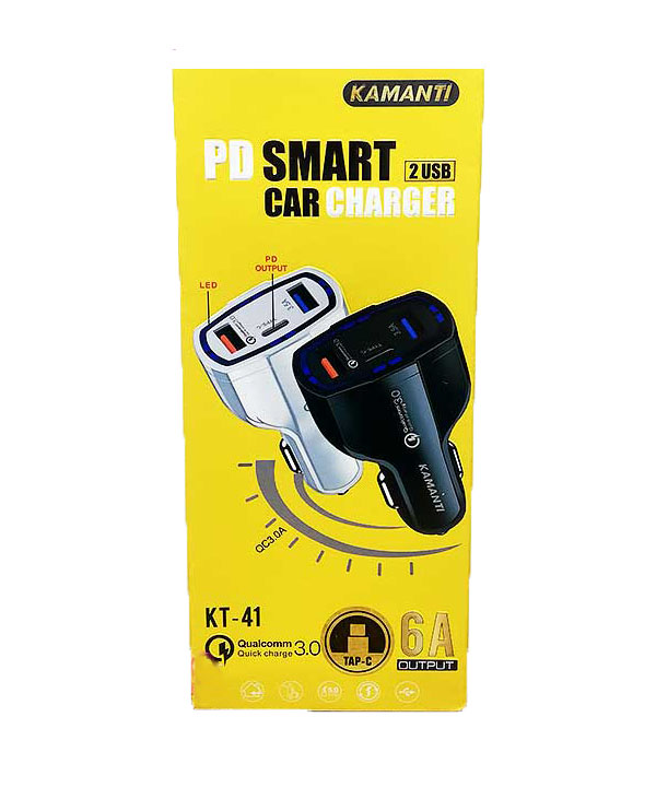  شارژر فندکی تایپ سی KAMANTI مدل KT-41 