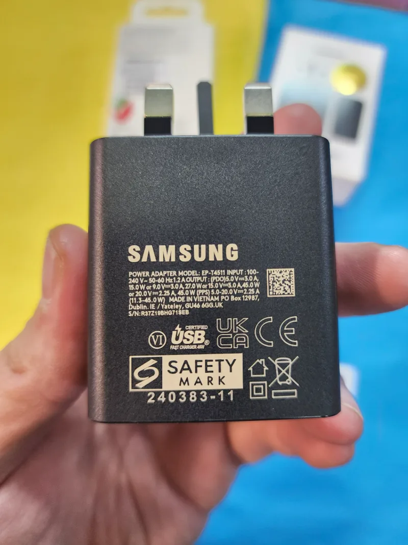 شارژر دیواری 45 وات سوپر فست اورجینال سامسونگ مدل EP-T4511