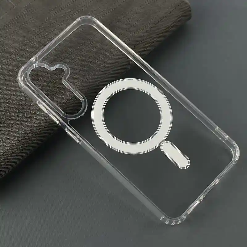 کاور مگ‌ سیف دار شفاف Clear Case Magnetic سامسونگ Galaxy S23 FE 5G