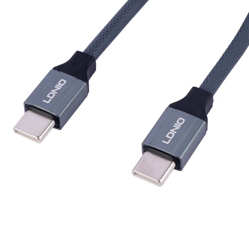 کابل شارژ دو سر تایپ سی سوپرفست 65 وات الدینیو LC441C