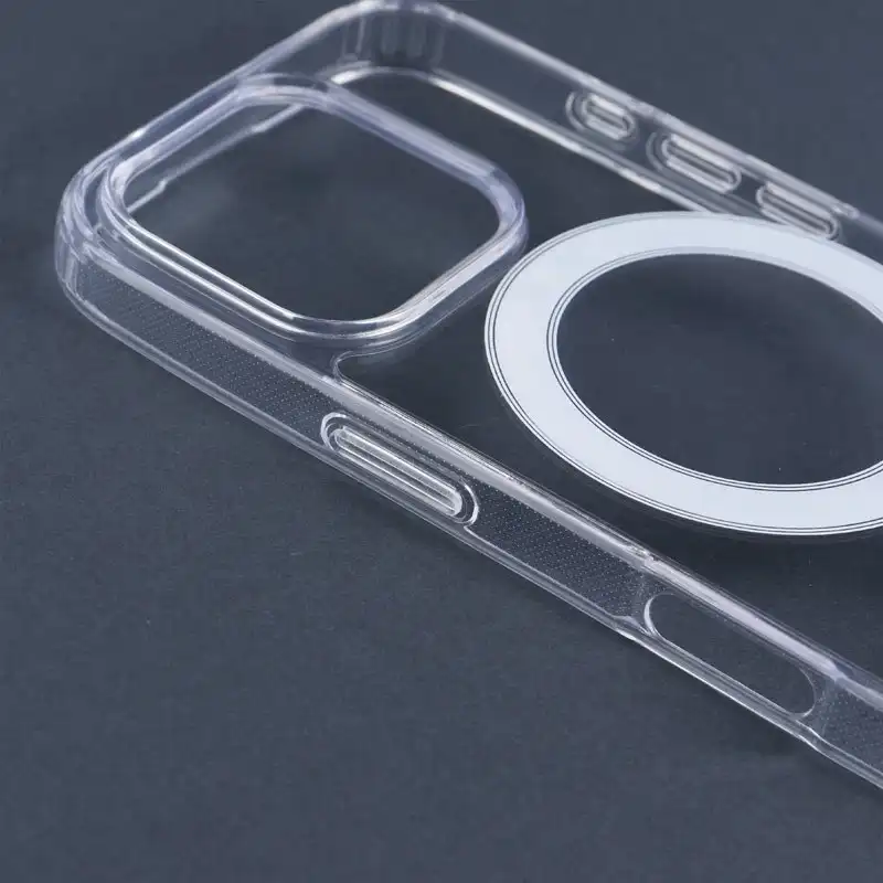 کاور مگ‌ سیف دار شفاف Clear Case Magnetic آیفون iPhone 16 Pro Max