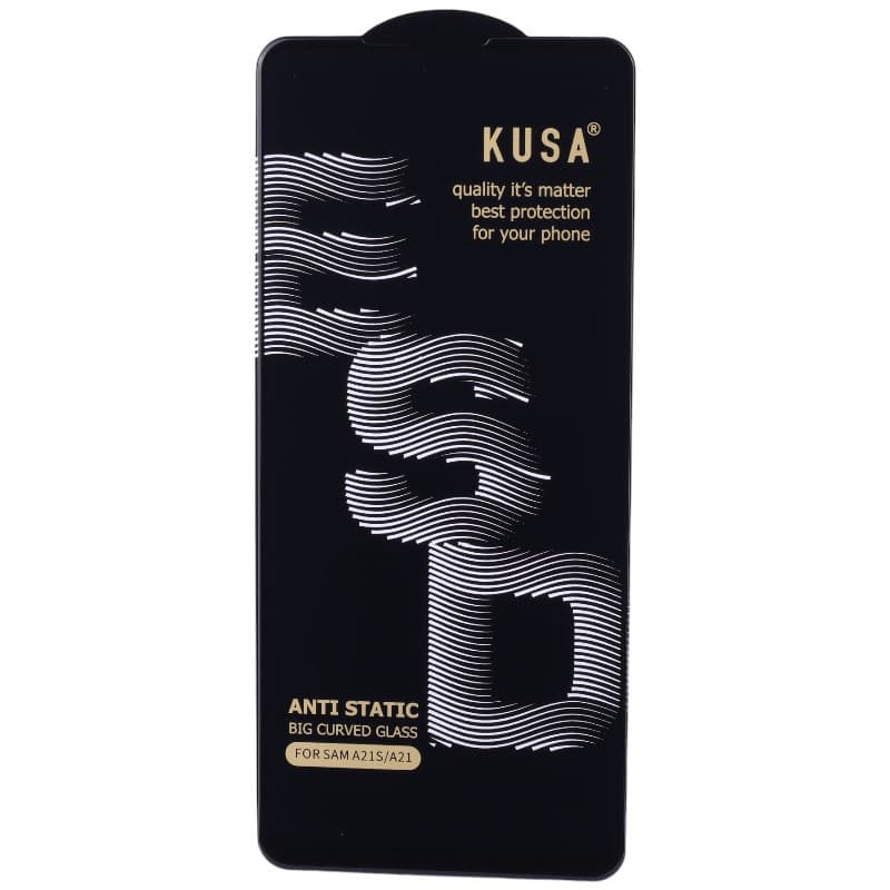 محافظ صفحه نمایش (گلس) Super D آنتی استاتیک Kusa Big Curved سامسونگ Samsung A21 / A21s